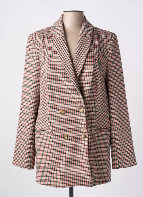 Manteau long coupe droite sans capuche marron GARCIA femme