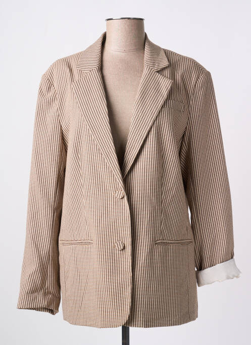 Blazer marron ONLY pour femme
