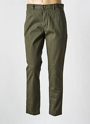 Pantalon chino tissage popeline taille normale vert ECOALF homme