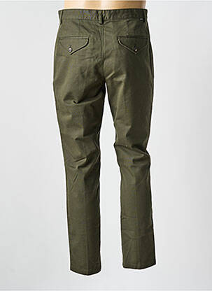Pantalon chino tissage popeline taille normale vert ECOALF homme