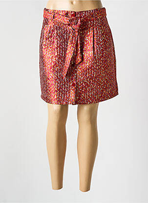 Jupe courte poches rouge LA PETITE ETOILE femme