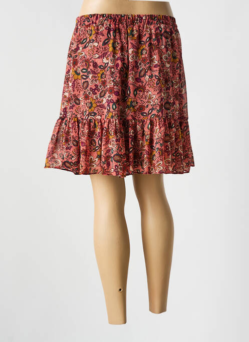 Jupe courte orange C'EST BEAU LA VIE pour femme