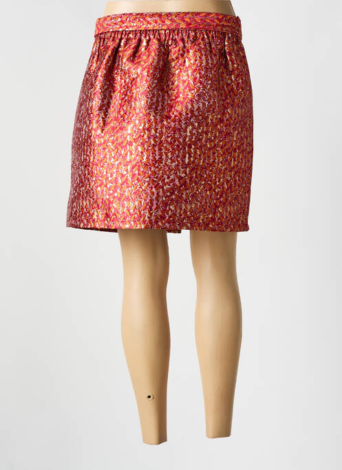 Jupe courte rouge LA PETITE ETOILE pour femme