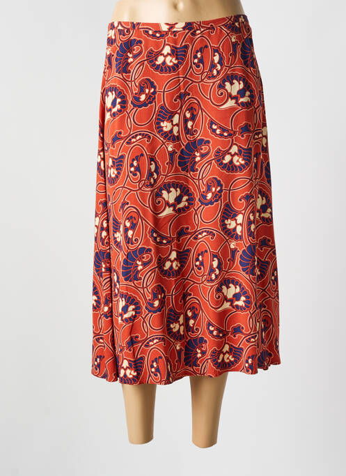 Jupe longue orange KING LOUIE pour femme