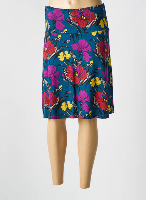 Jupe mi-longue bleu KING LOUIE pour femme