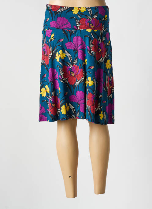 Jupe mi-longue bleu KING LOUIE pour femme