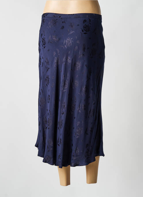 Jupe mi-longue bleu LA PETITE ETOILE femme