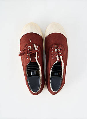 Baskets bout rond bout rond marron clair BENSIMON homme