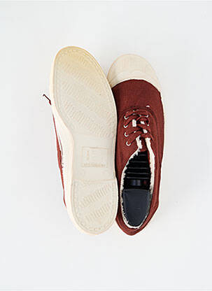 Baskets bout rond bout rond marron clair BENSIMON homme