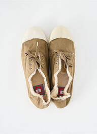 Baskets bout rond bout rond beige BENSIMON homme