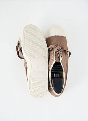 Baskets fourrée marron BENSIMON homme