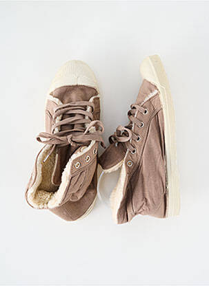 Baskets fourrée beige BENSIMON homme