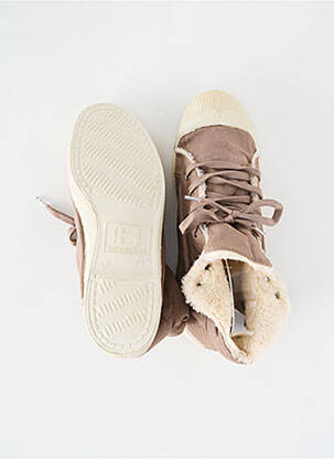 Baskets fourrée beige BENSIMON homme
