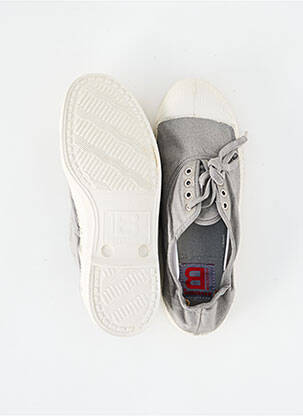 Baskets bout rond bout rond gris clair BENSIMON unisexe