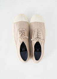 Baskets bout rond bout rond beige BENSIMON homme