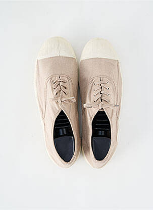 Baskets bout rond bout rond beige BENSIMON homme