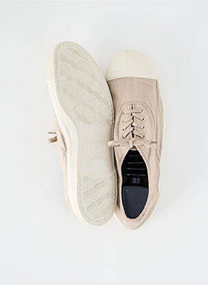 Baskets bout rond bout rond beige BENSIMON homme