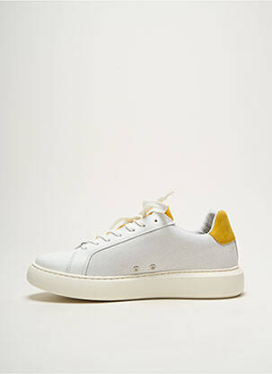 Baskets semelle amovible bout rond jaune AMBITIOUS homme