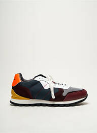 Baskets semelle amovible bout rond bleu AMBITIOUS homme