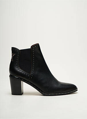 Bottines/boots matière lisse talon de 4 à 6cm noir MAM'ZELLE femme