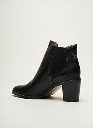 Bottines/boots matière lisse talon de 4 à 6cm noir MAM'ZELLE femme
