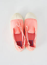 Chaussures bâteau bout rond talon plat jusqu'à 3cm rose BENSIMON femme
