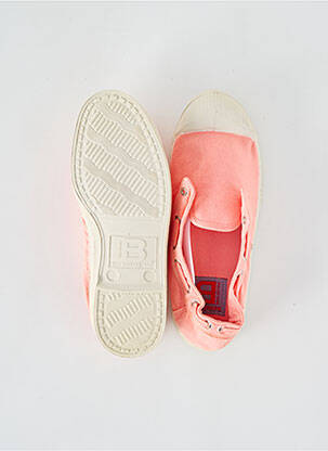 Chaussures bâteau bout rond talon plat jusqu'à 3cm rose BENSIMON femme