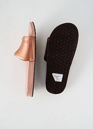 Mules/sabots matière lisse talon plat jusqu'à 3cm rose HAVAIANAS femme