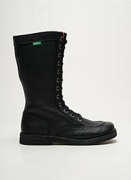 Bottines/boots matière lisse talon plat jusqu'à 3cm noir KICKERS femme