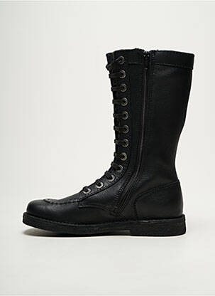 Bottines/boots matière lisse talon plat jusqu'à 3cm noir KICKERS femme