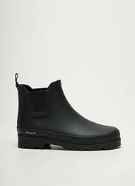 Bottines/boots tissage satiné talon plat jusqu'à 3cm noir MATT & NAT femme