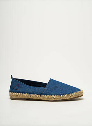 Espadrilles bout rond talon plat jusqu'à 3cm bleu ELEVEN PARIS femme
