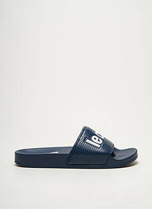 Mules/sabots tissage satiné bout ouvert bleu LE COQ SPORTIF homme