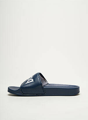 Mules/sabots tissage satiné bout ouvert bleu LE COQ SPORTIF homme