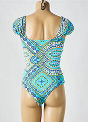 Maillot de bain 1 pièce bleu REVE EN DENTELLE pour femme seconde vue
