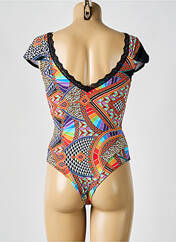 Maillot de bain 1 pièce rouge REVE EN DENTELLE pour femme seconde vue