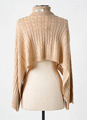 Pull col roulé beige CALIFORNIA ET MISS pour femme seconde vue