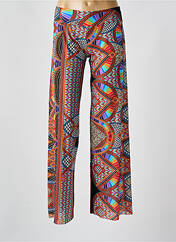 Pantalon droit rouge REVE EN DENTELLE pour femme seconde vue