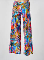 Pantalon flare orange REVE EN DENTELLE pour femme seconde vue