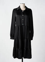 Robe mi-longue noir LES IMPATIENTES pour femme seconde vue