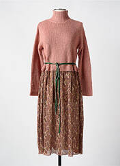 Robe mi-longue rose WIYA pour femme seconde vue