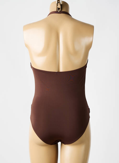 Body lingerie marron ECLIZIA BY LILLY pour femme