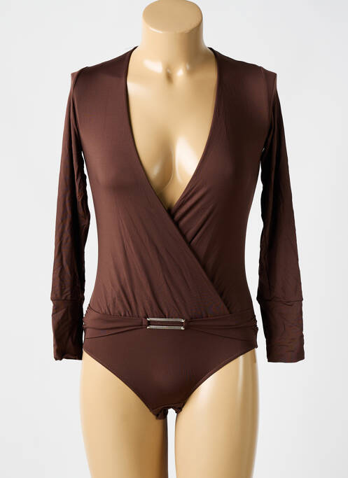 Body marron ECLIZIA BY LILLY pour femme
