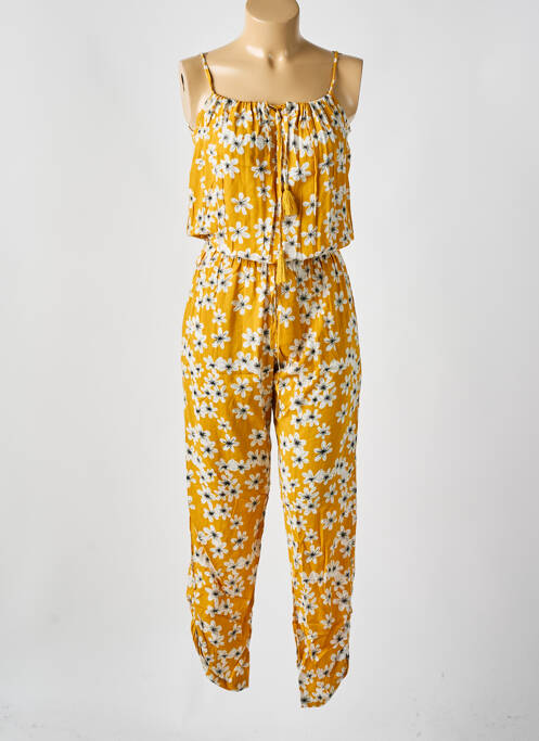 Combi-pantalon jaune PALME pour femme