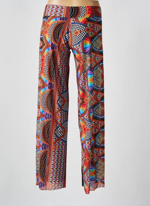 Pantalon droit rouge REVE EN DENTELLE pour femme