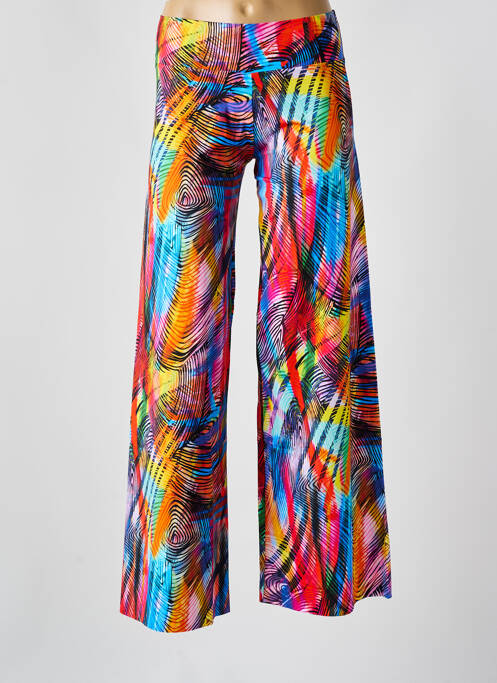 Pantalon flare orange REVE EN DENTELLE pour femme