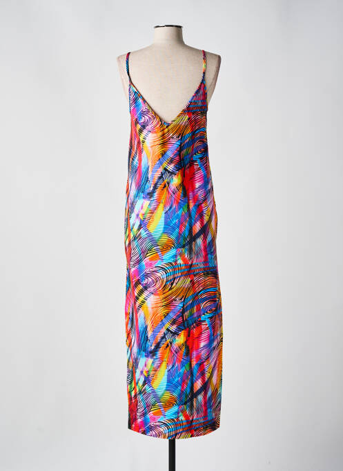 Robe de plage orange REVE EN DENTELLE pour femme