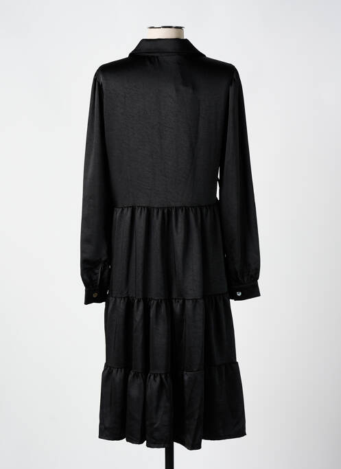 Robe mi-longue noir LES IMPATIENTES pour femme