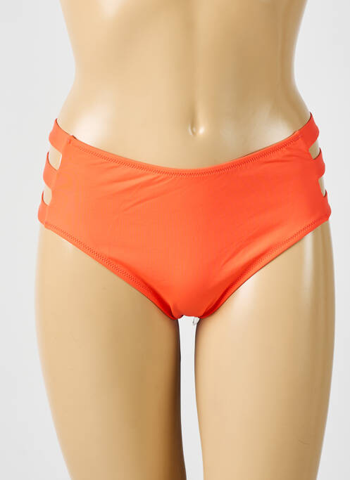 Bas de maillot de bain orange REVE EN DENTELLE pour femme