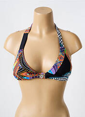 Haut de maillot de bain noir REVE EN DENTELLE pour femme seconde vue